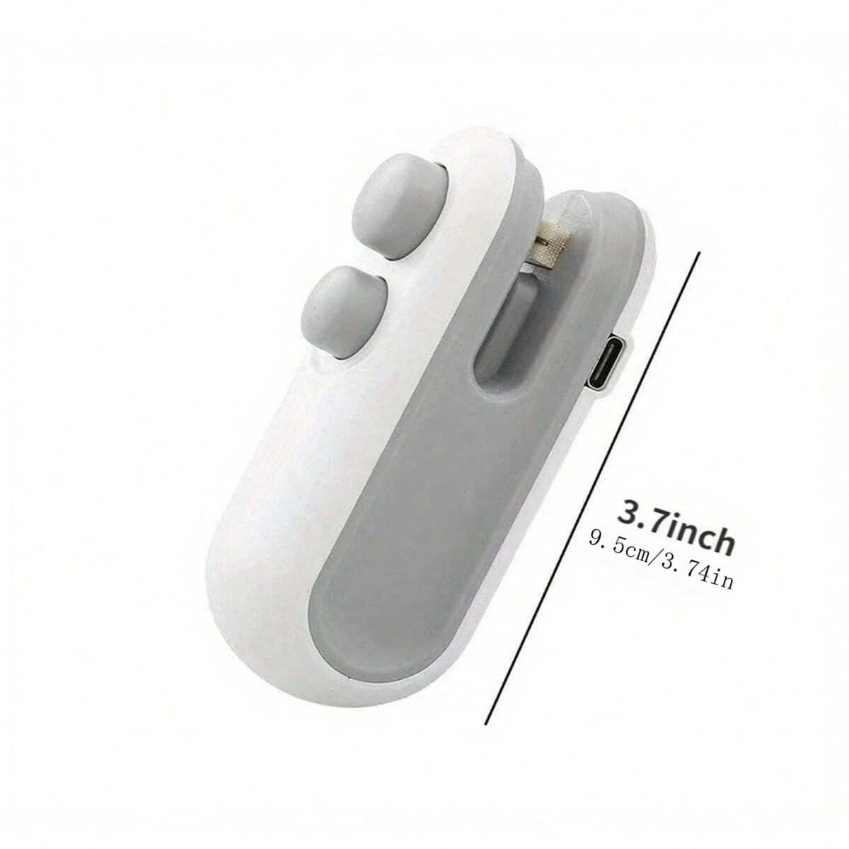 Mini Bag Sealer 2In1 Chip Bag Sealer For Snacks, Rechargeable