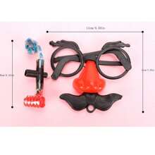 1 Đồ chơi mặt nạ kính mắt rồng mới lạ, Quạt thổi tiệc có ria mép, Quạt thổi tiệc vui nhộn Còi sinh nhật Máy tạo tiếng ồn Máy tạo tiếng ồn cho bữa tiệc ủng hộ túi quà tặng. Khi thổi sẽ phát ra tiếng động và ria mép sẽ di chuyển sang hai bên. - 1 cái - Xem 2