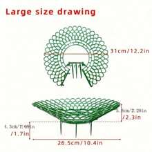 2packs/10Packs, Strawberry Plant Support Strawberry Growing Racks With 4 Sturdy Legs Strawberry Growing Frame Keep Berries Clean For Indoor Outdoor Garden Plants - Multicolor - View 3