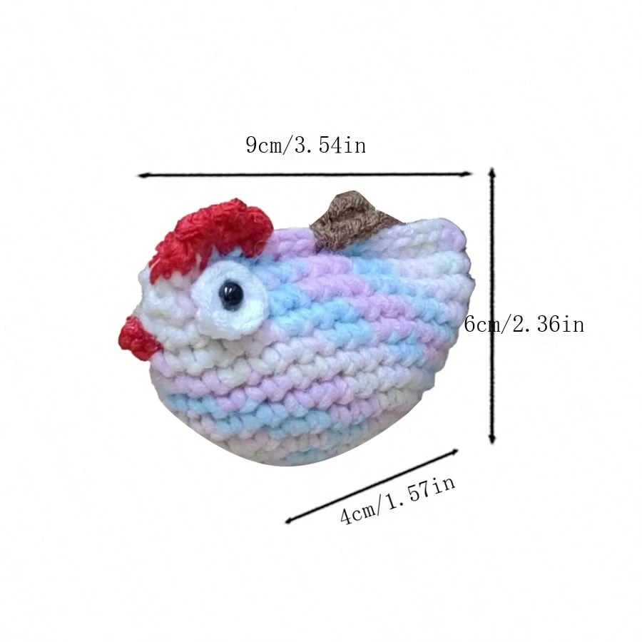 Poupée Tricotée Abeille Positive Omnikryp - Peluche Encouragement Avec Message, Cadeau Personnalisé