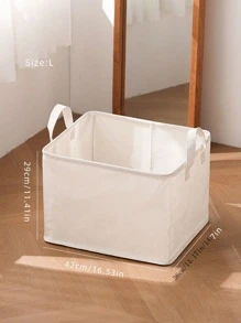 Wabi-Sabi Style Foldable Fabric Storage Boxes (Set) - For Wardrobe And Underbed Storage Organization, Suitable For Clothes, Bedding, Socks, Underwear | Minimalist Zen-Inspired Home Storage Containers - Beige - View 4