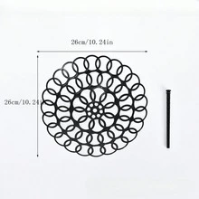 1pc New Korean Style Flower Arrangement Tool For Beginners, Bouquet Inner Container, Handheld Flower Bone, Fresh Flower Stabilizer - Black - View 8