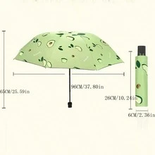 Fruit Umbrella Sunshade Umbrella Both Rain And Sun Vinyl Umbrella Sun Umbrella Travel Essential Portable Umbrella - Multicolor - View 10