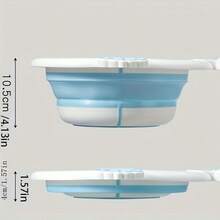 可愛多用途嬰兒便攜式洗滌盆，適用於家庭、廚房和戶外旅行 - 彩色 - 查看 3