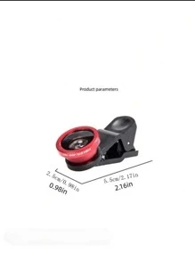 Trang trí Giáng sinh 1 Bộ kẹp ống kính máy ảnh 3 trong 1 với ống kính góc rộng, macro & mắt cá và ống kính tele ngoài, lý tưởng cho chụp ảnh macro và góc rộng (Màu sắc được giao ngẫu nhiên) - Nhiều màu - Xem 8