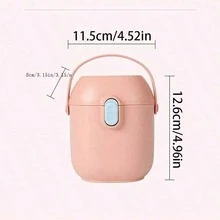 Milk Powder Storage Box, Large Capacity Food & Snack Storage Container For Baby's Puree, Portable Moisture-Proof Sealable Canister - Portable Milk Powder Box - View 9