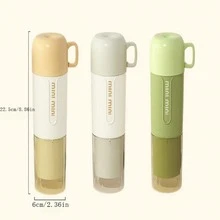 1入組便攜式旅行牙刷杯套裝，家居戶外商務化妝品組織收納