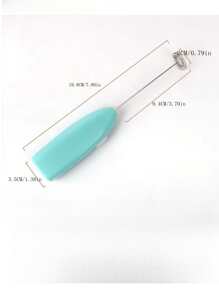 1 件电动咖啡搅拌器、不锈钢奶泡器、手持打蛋器、电动牛奶搅拌器、厨房泡泡饮料搅拌器、迷你厨房搅拌工具 - 彩色 - 查看 7