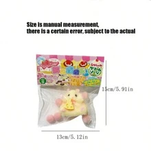 1 件可爱仓鼠柔软玩具，慢速上升减压玩具，随机颜色包装和配件 - 彩色 - 查看 4
