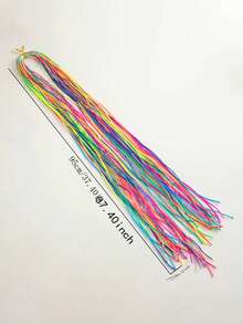 10pcs Hair Braids Assorted Gradient Color Hair Wrap String DIY Braid Hair Accessories Hair Jewelry Gifts For Girl And Teen Girls - Multicolor - View 9