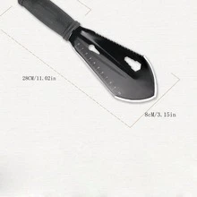 多功能小型花園鏟，手提挖除雜草、收穫海鮮和種植花卉 - 黑色 - 查看 3
