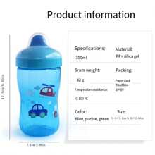 Cartoon High-Capacity Anti-Leak Baby Duckbill Water Cup, Children's Anti-Drop Wide-Mouth Drinking Cup, Baby Training Tableware - Multicolor - View 5