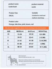 Dây nịt thú cưng, dây xích, dây xích chó nhỏ và vừa, dây xích chó kiểu vest, đồ dùng cho thú cưng - Nhiều màu - Xem 5