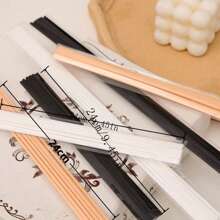 50pcs/Pack Black And White Wood Fiber Reed Diffuser Sticks, Diy Fragrance Diffuser Sticks 0.3cm*24cm(9.45inch)Halloween, Spooky, Autumn, Festival, Holiday , Winter, Holiday, Festival,Aromatherapy,House Freshener,Diffuser,Gift,Home Decor Gifts Birthday Graduation