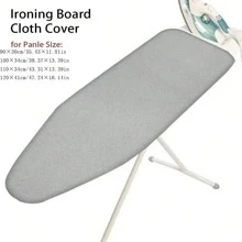 1pc Universal Ironing Board Cover With Elastic Edge Stain Resistant Scorching Iron Thick Padding Iron Heat Shield Ironing Cover For Ironing Table For School,Office,Household,Travel,Bag,Organizer,Storage
