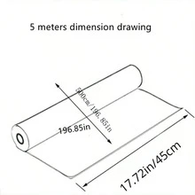 1 Roll Retro Bookshelf Self-Adhesive Wallpaper, Moisture-Proof, Waterproof, Wear-Resistant, High Temperature-Resistant, Ideal For Bedroom, Dorm Room Renovation, Removable Without Residue, Easy To Install With One Peel And Stick - Coffee Brown - View 6