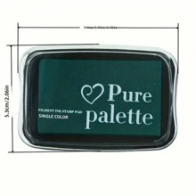 Almohadilla de tinta vintage elegante, tamaño grande, multiusos para sellos, manualidades DIY y scrapbooking, de larga duración, útiles escolares, de vuelta a la escuela