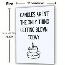 Tarjeta de cumpleaños de amor sucio y seductor - Ingenioso y procaz para esposo o novio - Broma hilarante en el interior - Una sorpresa atrevida pero reflexiva para su día especial - 1 pieza, idea de regalo de diseño de alta calidad, Navidad