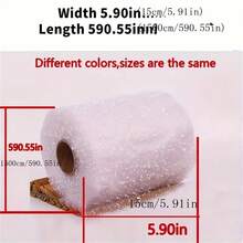 1卷雪花網紗玫瑰花束包裝材料，手工絲帶玫瑰花包裝紙，花編網紗DIY禮品包裝紙，適用於鮮花、婚禮裝飾、花束用品、紙巾、禮品包裝、婚禮包裝，適合任何場合 - 彩色 - 查看 3