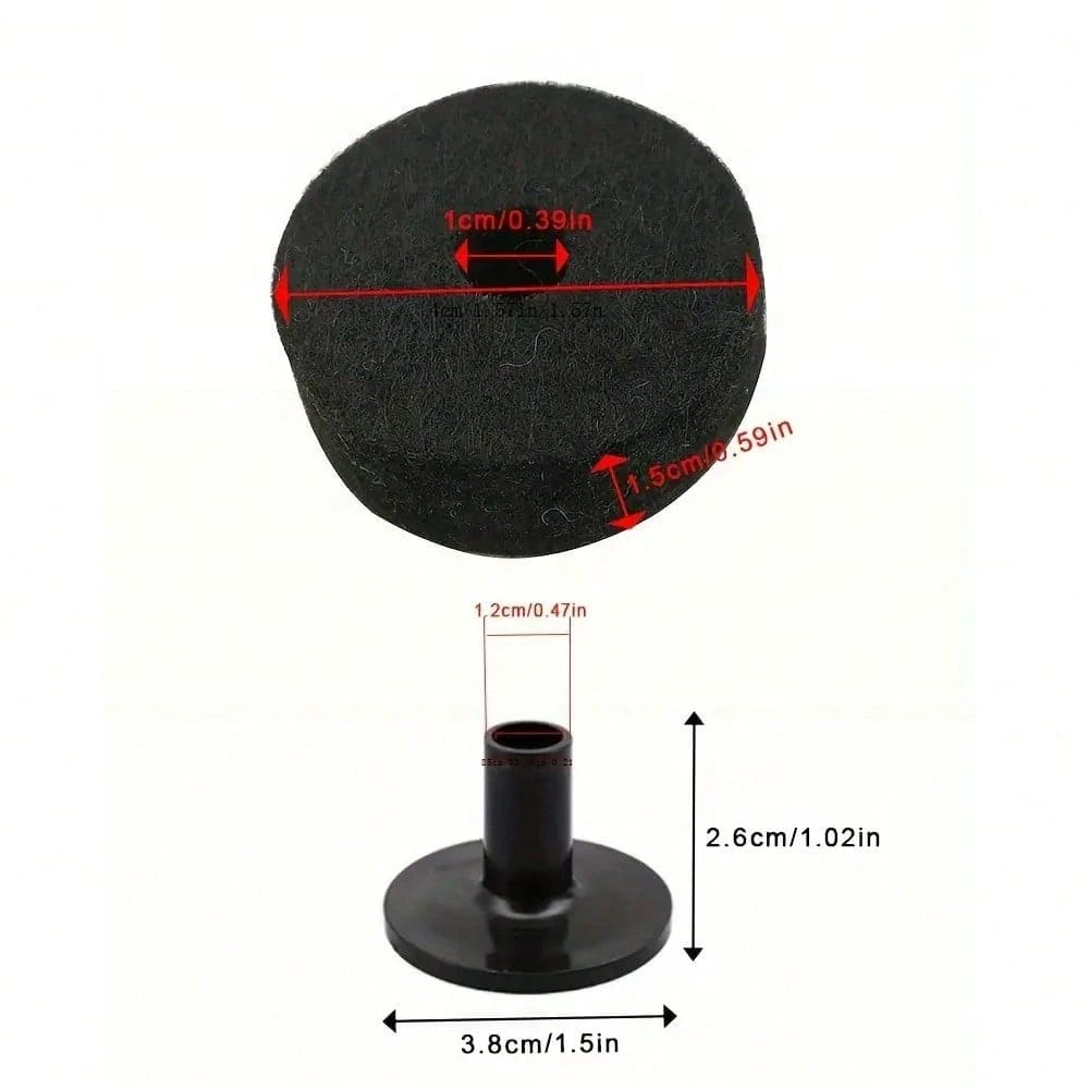 9pcs Drum Cymbal Stamd Sleeves, Cymbal Felts HiHat Clutch Felt Washer For Cymbal Stand SHEIN USA