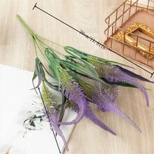 3入組模擬馬尾草，適用於婚禮酒店裝飾，綠色植物人造塑料花卉家具客廳裝飾 - 彩色 - 查看 2