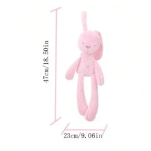 1pc Baby Doll Plush Rabbit Doll, Soft And Comforting, Suitable For Children's Gifts