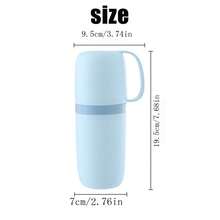 1 个洗衣粉和织物柔顺剂液体储存瓶，浴室洗发水可再填充瓶，浴室配件储存，浴室储存罐 - 彩色 - 查看 6