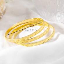 3入組幾何圖案分層兒童手鍊，適合3-9歲兒童 - 彩色 - 查看 5