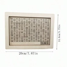 1pc White Wooden Money Box With Counter For Home Office Desk Cash Saving Best Gifts Birthday Graduation