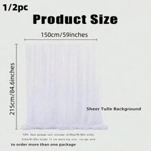 1 rèm nền mỏng, màu xanh và hồng, trong mờ, 59x85 inch. Rèm nền tuyệt đối hoàn hảo cho đám cưới, tặng quà, tiệc sinh nhật, nền chụp ảnh và trang trí. - màu đặc - Xem 2