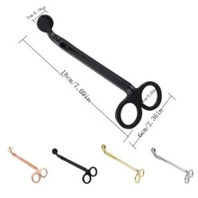 高品質燭芯剪刀夾不銹鋼香氛蠟燭DIY製燭套件，派對禮品婚禮紀念品