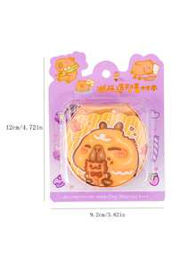 1入組Carpe Diem減壓便箋，創意減壓可撕式便攜小筆記本，帶鑰匙扣，每冊78張 - 彩色 - 查看 3