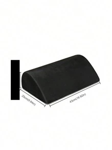 1 Ergonomic Office Footrest Foam Foot Stool Rocking Chair Footstool Multifunctional Memory Foam Foot Rest Cushion With Removable Cover - Black - View 5