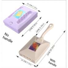 1pc Dual Wheel Household Carpet Cleaning Brush, Multifunctional Clothes Lint Remover, Bed & Sofa Hair Dirt Cleaner, Table Top & Desk Debris Cleaning Helper