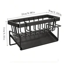 Kitchen Rack Rag Storage Drain Rack Punch-Free Household Spice Rack Sink Faucet Sink Artifact - Multicolor - View 2