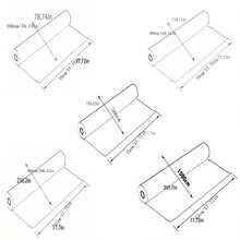 1入綠色垂直條紋壁紙，可拆卸壁畫裝飾用，客廳臥室電視背景自粘壁紙 - 綠色 - 查看 6