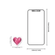 46张（23x2）珍珠白水晶图案闪亮贴纸，适用于办公笔记本、水杯、手提包、手机、剪贴簿、DIY装饰配件、派对、生日、毕业典礼、学习用品、书籍绘画贴纸、返校剪贴簿用品、趣味贴纸、笔记本电脑贴纸、Kindle手机贴纸 - 彩色 - 查看 4