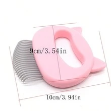 宠物美容刷，适用于长毛和短毛狗和猫，除毛工具 - 彩色 - 查看 4