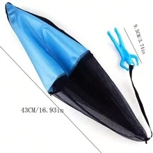 1pc Random Color Hand Throwing Mini Soldier Parachute, Fun  Outdoor Throwing Game, Paratrooper Landing Game, Family Interactive Game Prop, Pool Party - Multicolor - View 5