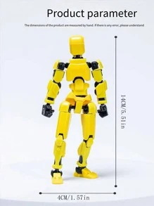 3D Printed Lucky 13 Jointed Doll, Multi-Colored And Adjustable - Multicolor - View 2