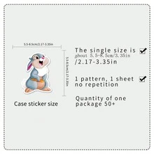 50 Piece Handmade Funny Cute  Waterproof Pink Stickers DIY For Phones Laptop Skateboard Creative Graffiti Car Motor Sticker - Multicolor - View 2