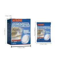 Restaurant Kitchen Cleaning Effervescent Tablets, Heavy Oil Cleaning Effervescent Tablets, Kitchen Range Hood Cleaning Effervescent Tablets - Multicolor - View 2
