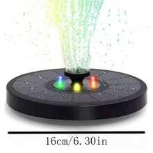 Solar Seven-Light Pond LED Colorful Fountain Landscape Sprinkler With Oxygen-Increasing Water Pump, For Small Fish Ponds And Artificial Waterfalls Automatic Spray System - Multicolor - View 2