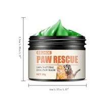 30g Soothing Paw Rescue Cream For Dogs - Intensive Moisturizing, Cracked Paw Repair, And Skin Protection For Healthy Paws - Green - View 7