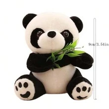 1 pieza de panda de peluche adorable escalando bambú muñeca - Multicolor - Ver 8