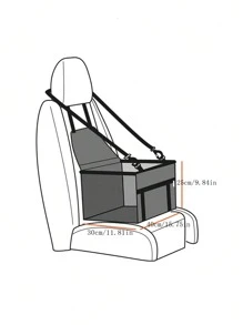 1 chiếc túi vận chuyển thú cưng gấp gọn, chống thấm nước và bụi bẩn, dùng để lót ghế xe hơi cho chó. - Nhiều màu - Xem 11
