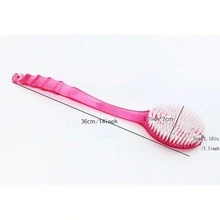 1入浴刷，多功能按摩刷，適用於去角質背部、淋浴清潔、沐浴身體按摩、皮膚去角質、淋浴和身體護理 - 彩色 - 查看 4