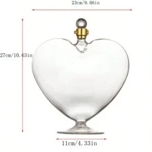 1 pièce Carafe en forme de cœur pour bouteille de vin, de whisky, de vodka, de saké, de shochu, décoration cadeau, convient pour l'eau potable, le lait, l'avoine, le thé, le jus, le petit-déjeuner, le café, les boissons, etc. Convient pour la cuisine, le restaurant, le bar, les fêtes, les réunions, les cadeaux pour petit ami, père, Noël, décoration de fête, anniversaire