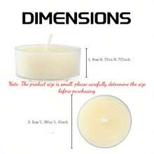 Tea Light Candles - 22Bulk Pack - White Unscented Tealight Candles In Clear Cup - Long Burning -Gift Box- 4+ Hour Halloween,Spooky,Autumn,Festival,Holiday ,Winter,Holiday,Festival,Room Decor,Gifts - White - View 6