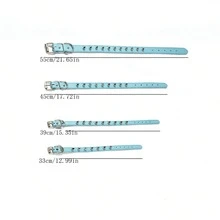 1pc Pet Spike Collar, Dog Anti-Bite Collar,  PU Material Collar, High-End Pet Collar, Cat & Dog Collar - Multicolor - View 5